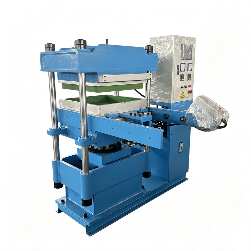 50-ton rubber floor tile vulcanizing machine