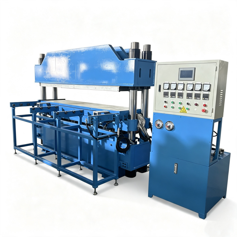 350-ton automatic push-pull vulcanizing machine