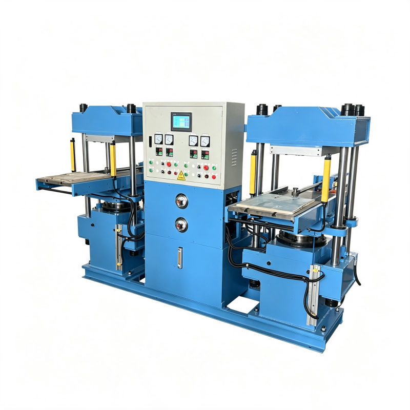 80-ton double-action automatic push-pull vulcanizing machine